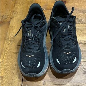 Hoka Black and Gold Women's Sneakers